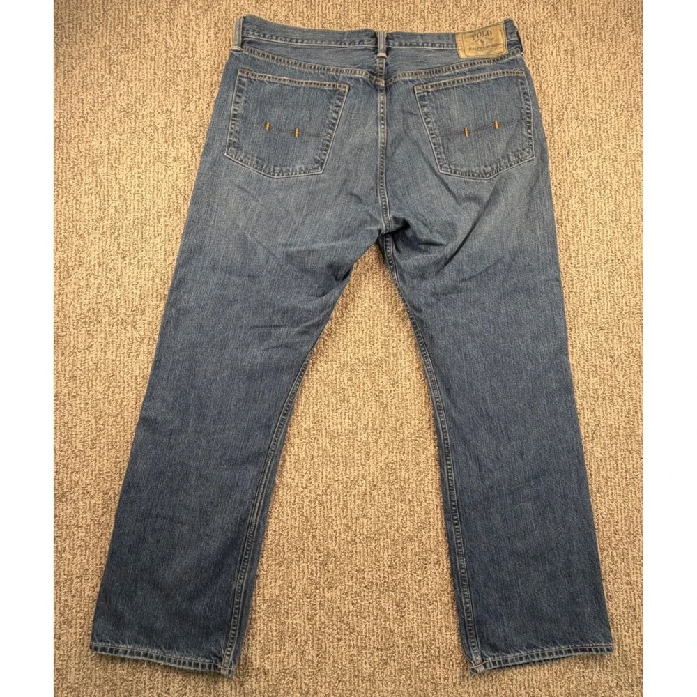 Polo Ralph Lauren Jeans Mens 36(38)x30 Blue Classic 867 Straight Leg Denim